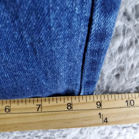 Old Navy Jeans Womens Size 4 Blue Flare Stretch High Rise Comfortable Denim - Picture 8 of 12